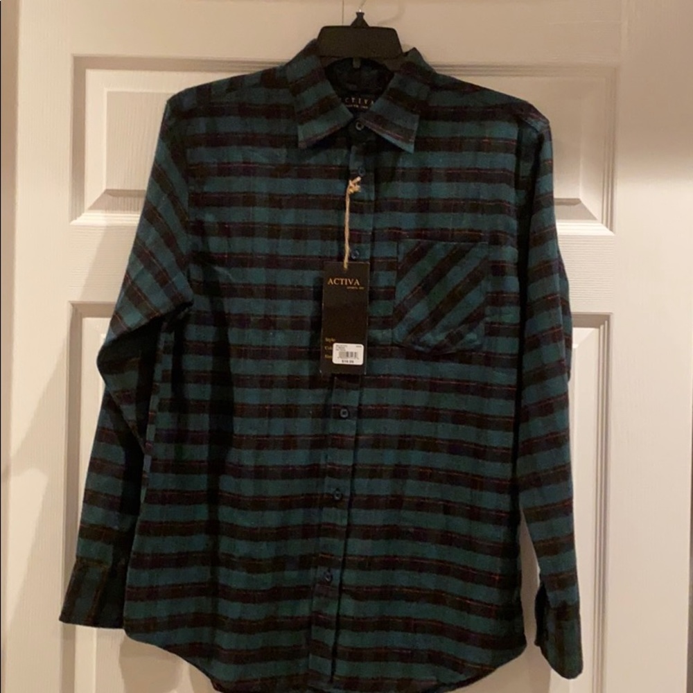 Activate men’s plaid shirt